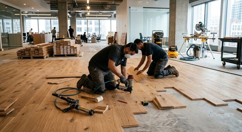 Commercial Hardwood Service in Milton, MA