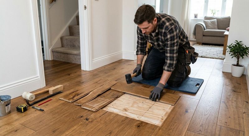 Engineered Floor Repair in Rehoboth, MA