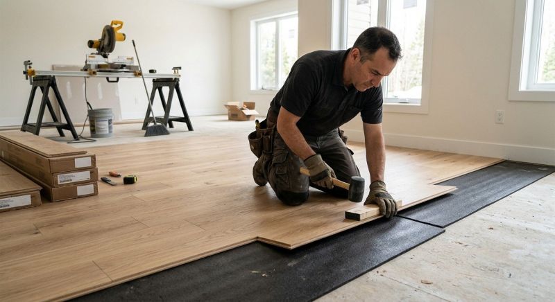 Engineered Wood Installation in Abington, MA