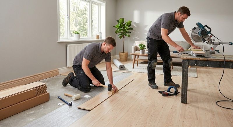 Laminate Floor Installation in Hanson, MA