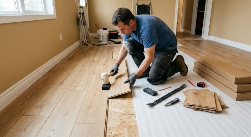 Laminate Floor Installation in Hull, MA
