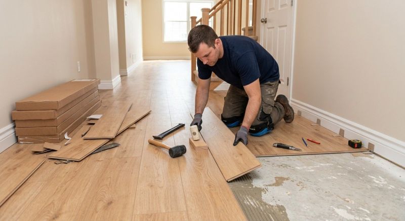 Laminate Floor Installation in Norfolk, MA