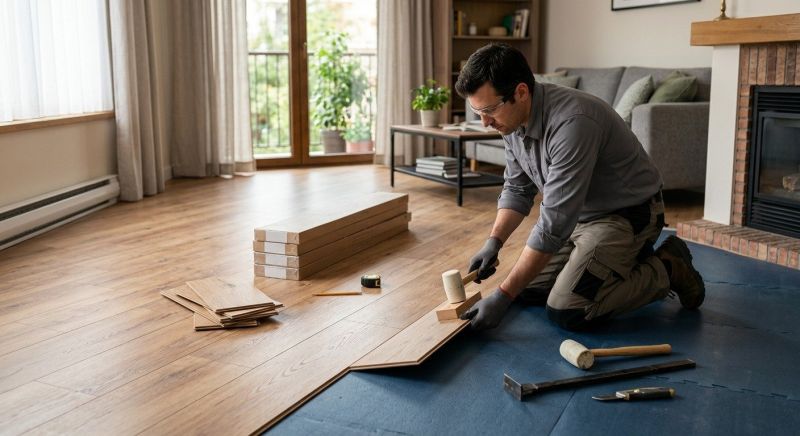 Laminate Floor Installation in Rehoboth, MA