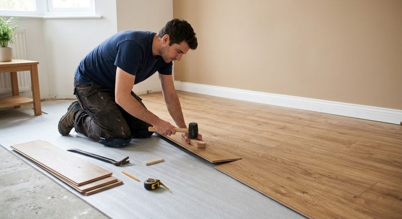 Laminate Floor Installation in Stoughton, MA