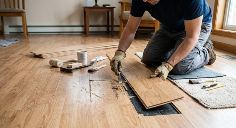 Laminate Floor Repair in North Easton, MA