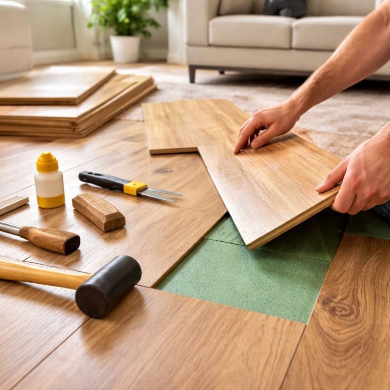 Laminate Floor Repair in Sherborn, MA
