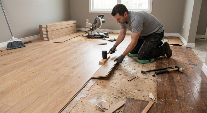 Laminate Tile Installation in Abington, MA
