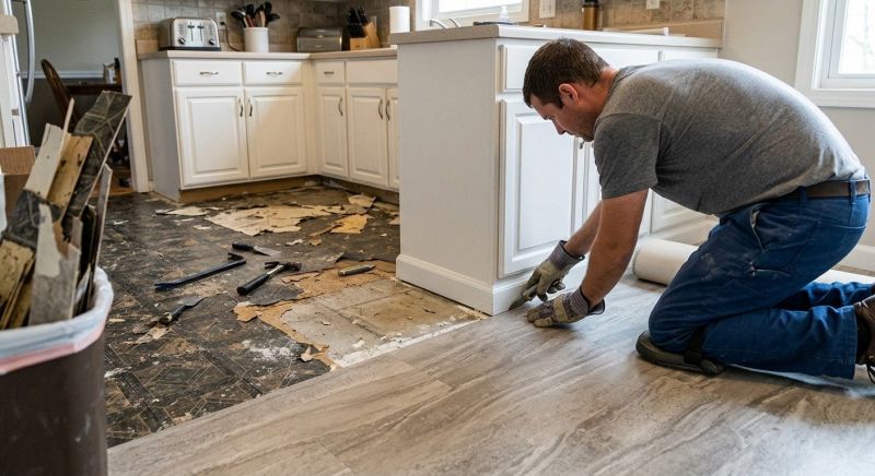 Linoleum Floor Installation in Braintree, MA