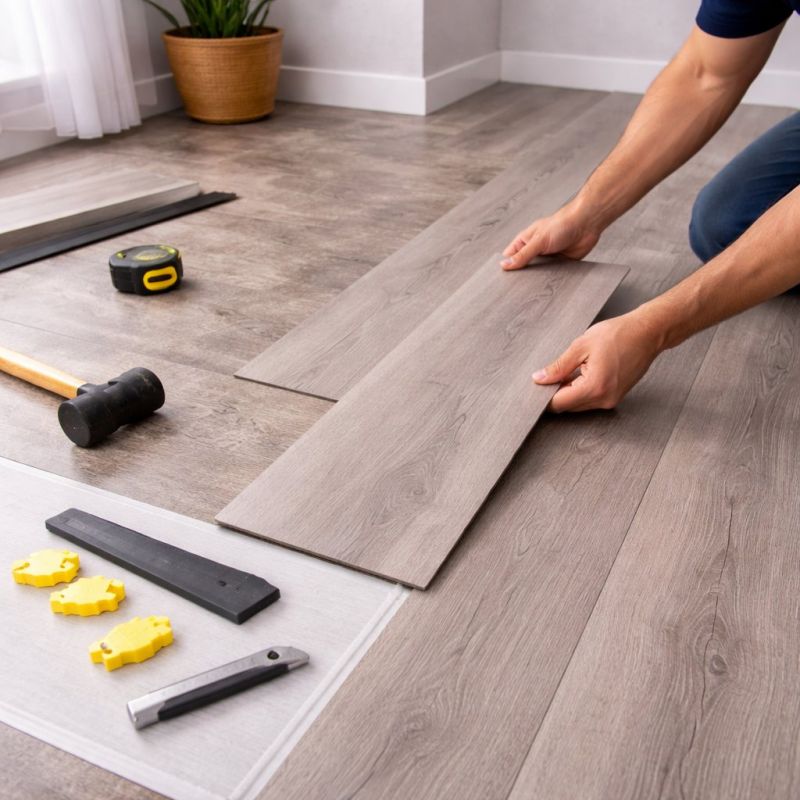 Luxury Vinyl Tile Installation in Norwell, MA