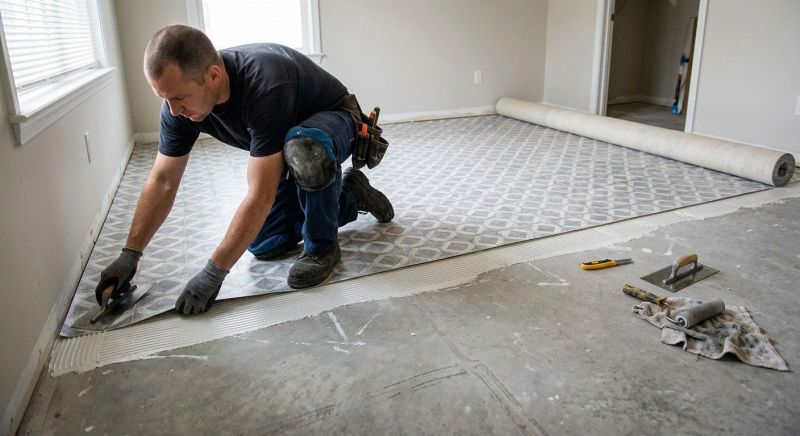 Sheet Vinyl Installation in Medway, MA