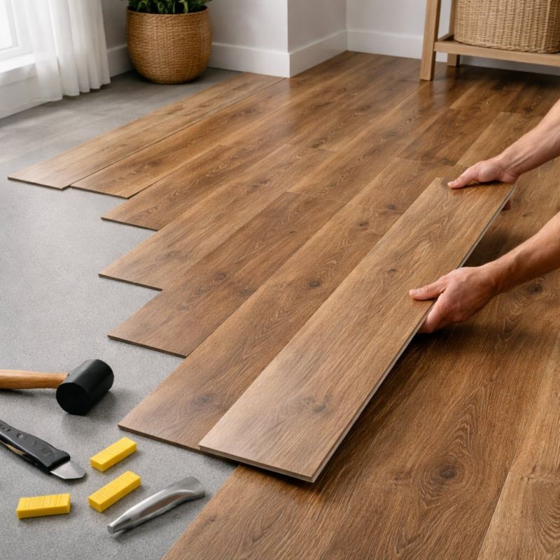 Vinyl Plank Floor Installation in Abington, MA