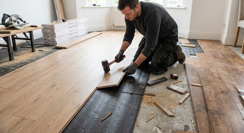 Laminate Floor Replacement in Wrentham, MA